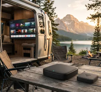 Infomir’s solution for TV services in the mobile accommodation industry
